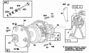 Gear Case Assembly Diagram and Parts List for 082232-0386-01  Briggs and Stratton Engine